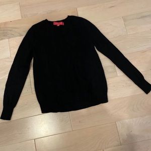 Me.n.u girls 100% cashmere black grey skull on back sweater